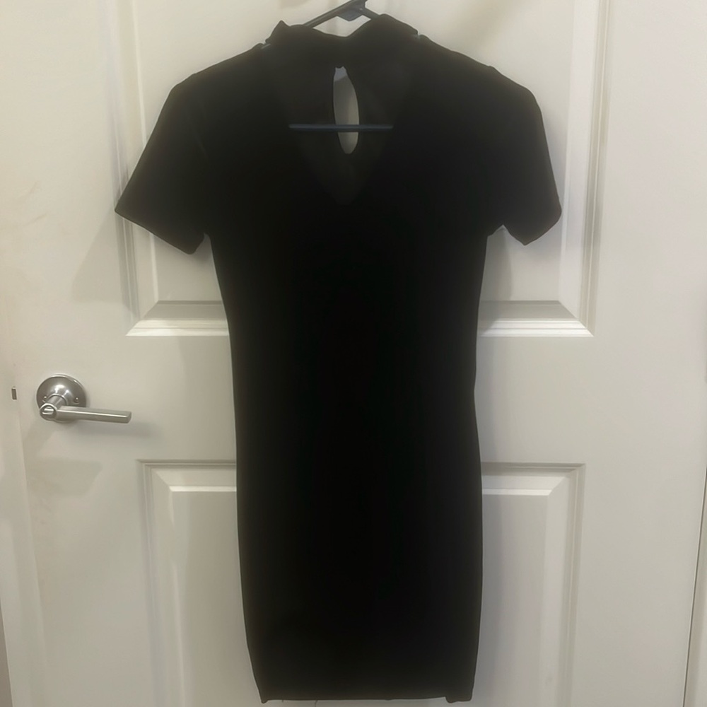 small black velvet dress